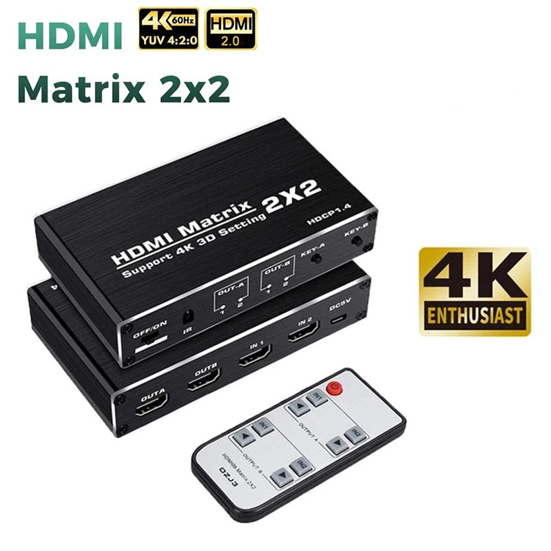 HDMI Matrix Switcher 4x2