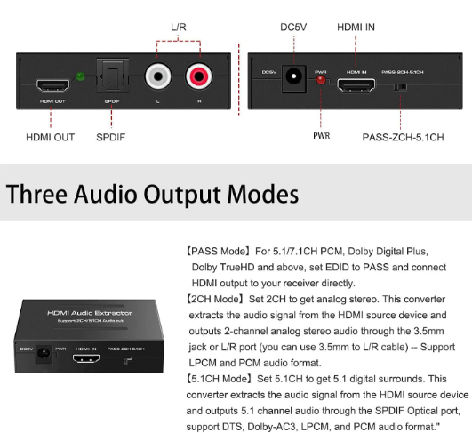 HDMI Audio Return Channel Adapter