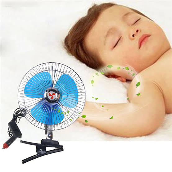 Portable 12V Oscillating Fan