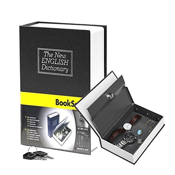 Home and Office Book Safe Small -Black