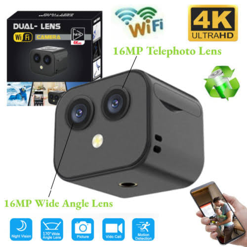 Mini Wireless Spy Cam WIFI 1080P Home Security Camera Outdoor Wireless Pan/Tilt