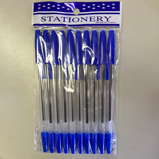 Blue Writing Pens(10pc)