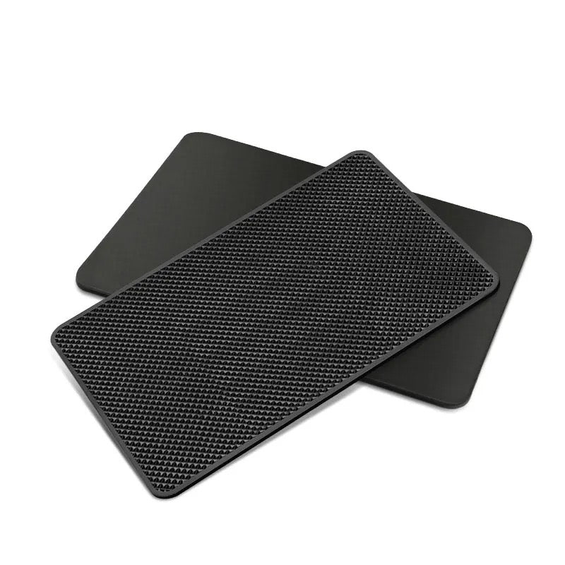 Car Dashboard Tray Sticky Dash Mat Car Phone Holder with Mount - Large Non Slip Gel Pad Accessories Holder for Keys, Cell Phone