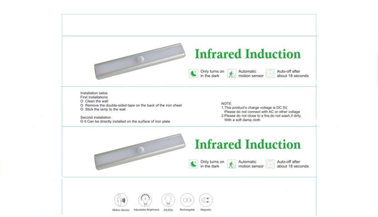 20cm Rechargeable USB Sensor Light