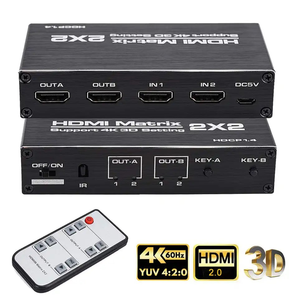 HDMI Matrix Switcher 4x2