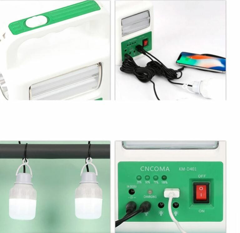 Solar LED Rechargeable Light And Bulb