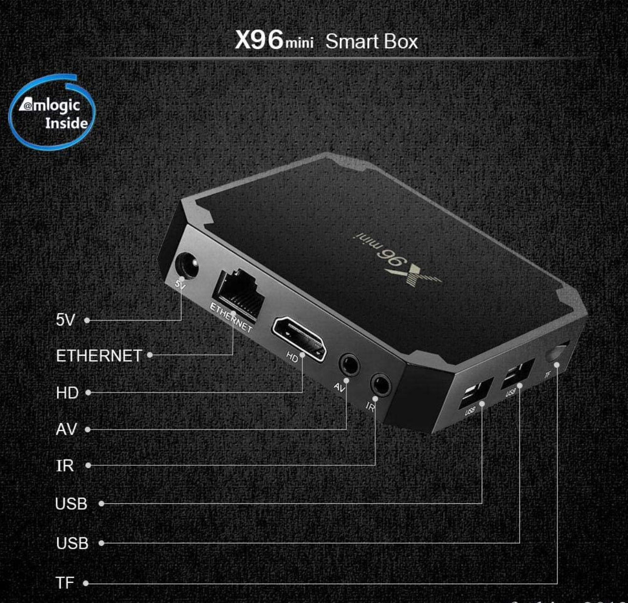 X96 Mini TV Box 4gb+32GB