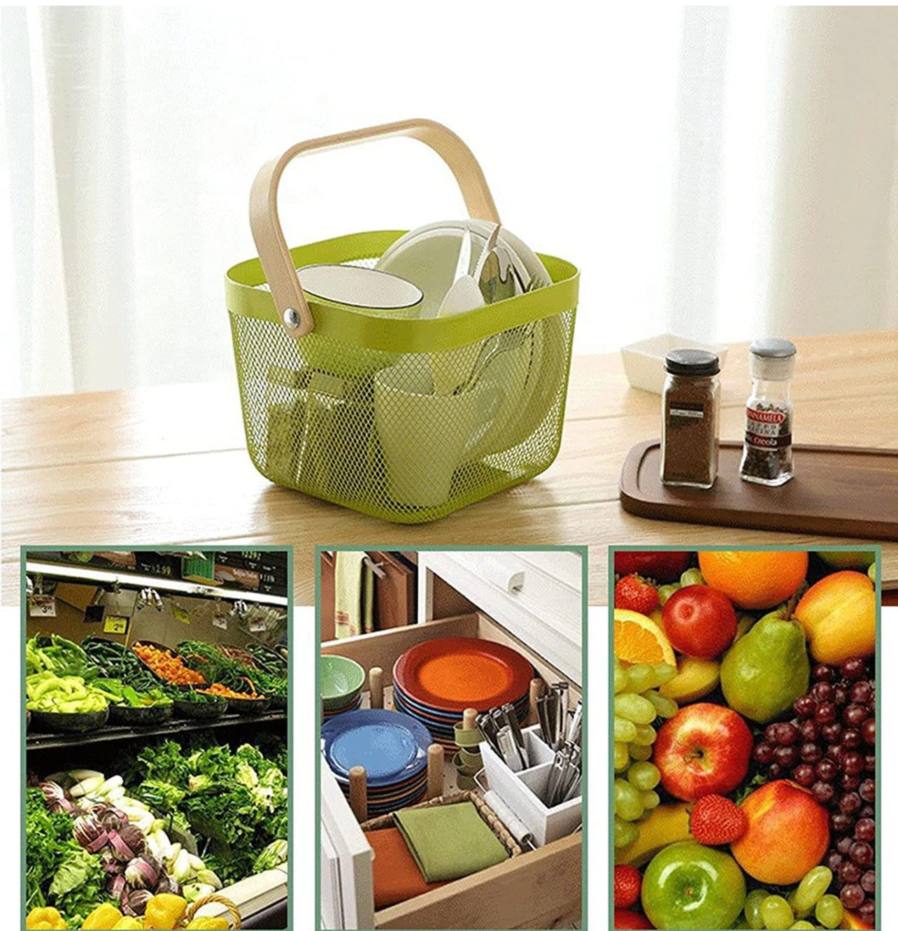 Multifunction Square Basket