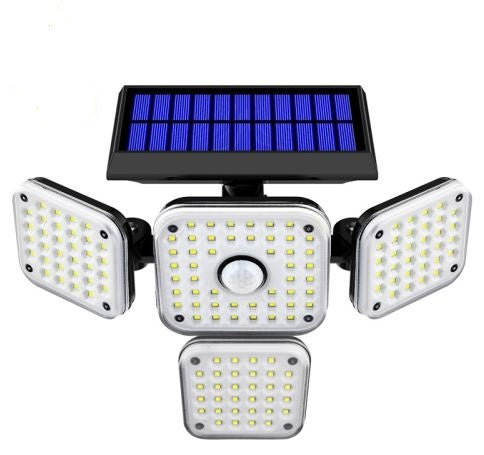 Solar Powered Sensor Wall Light 144 LED