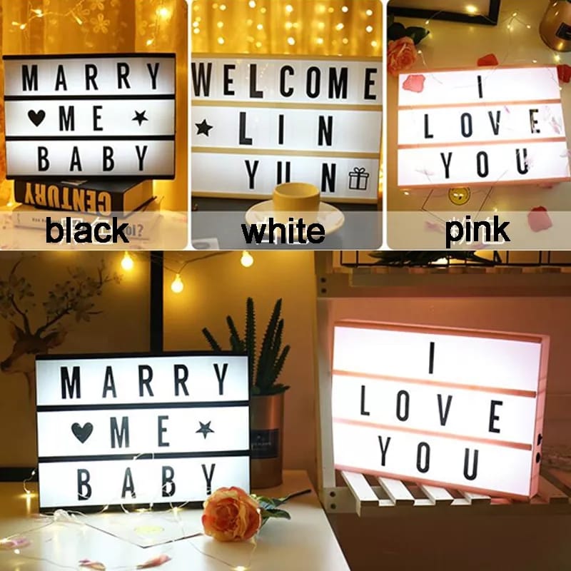 LightBox Letters A4 LED WordBox