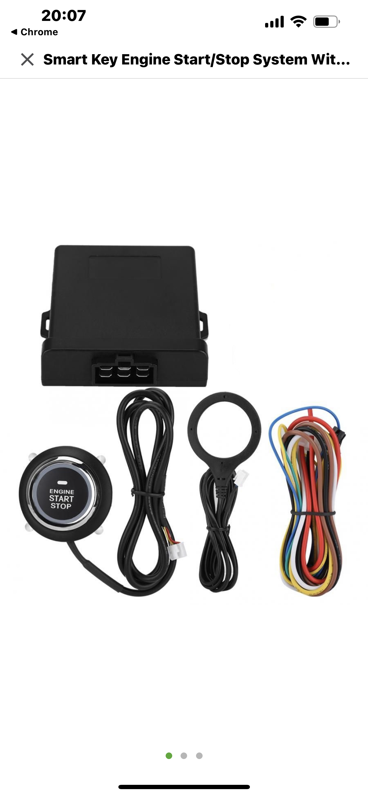 Smart Key Engine Start/Stop System With RFID