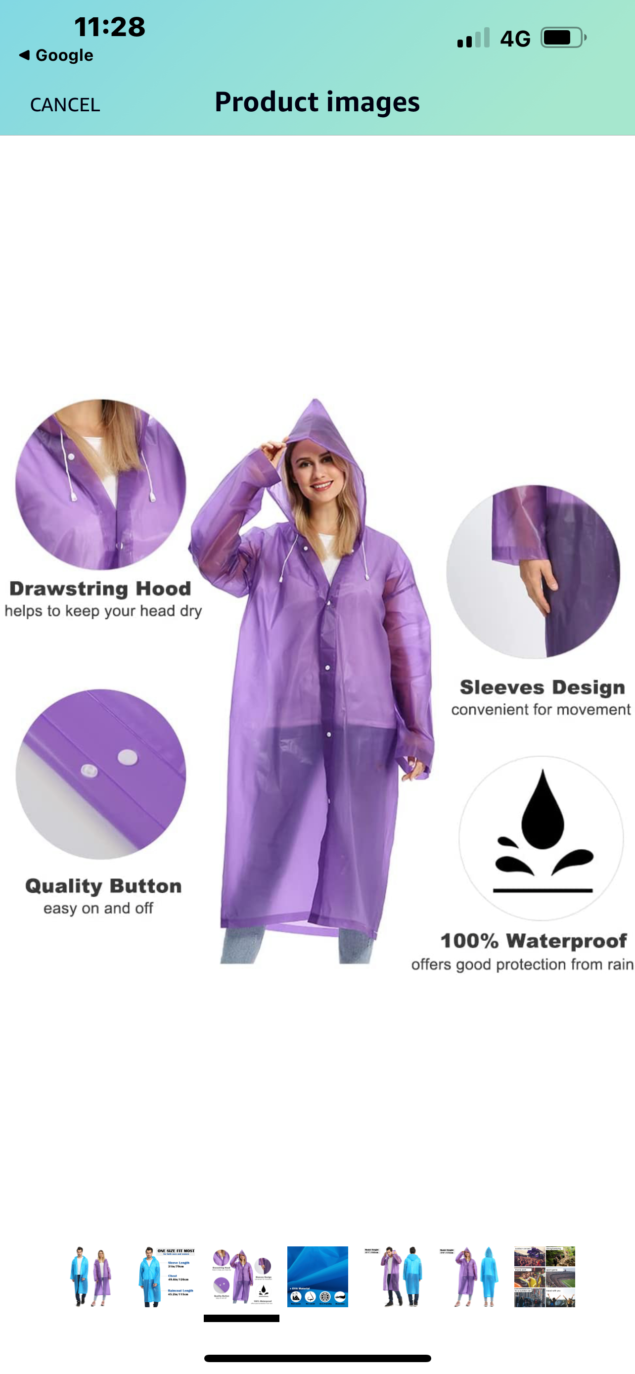 Adult Male/Female Rain Suits