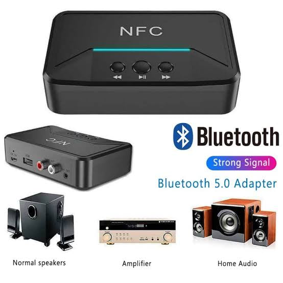 NFC Desktop Wireless Bluetooth 5.0 Audio Receiver