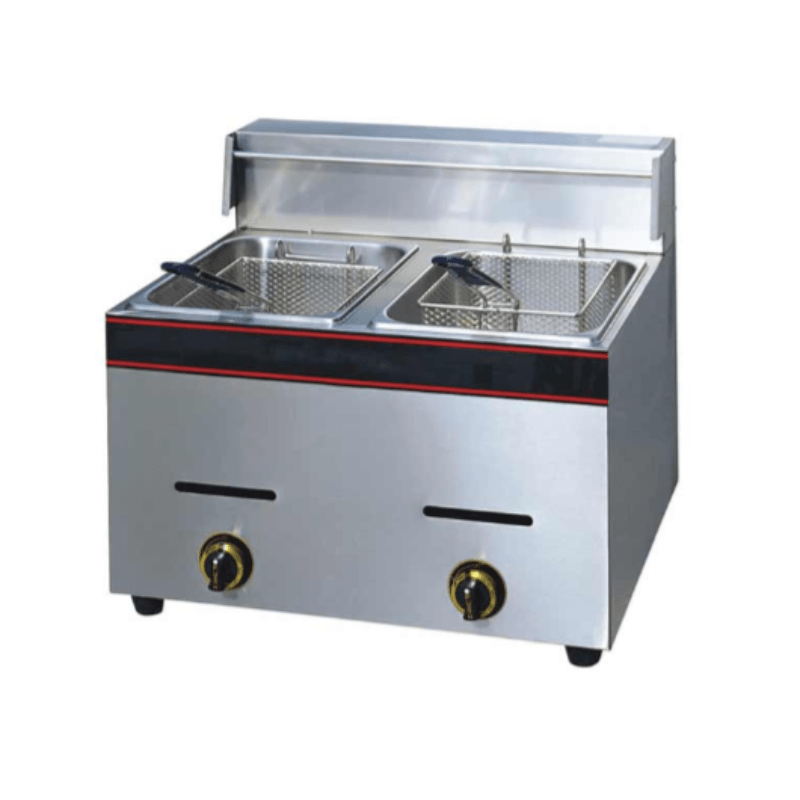 Gas Deep Fryer Double 12 Litre