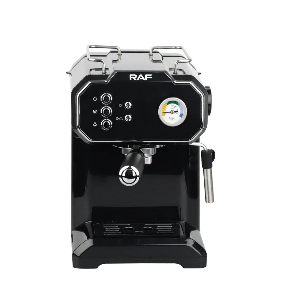 RAF Espresso Coffee Machine With Milk Frother Household Small Automatic Electric Coffee Maker Commercial Steam