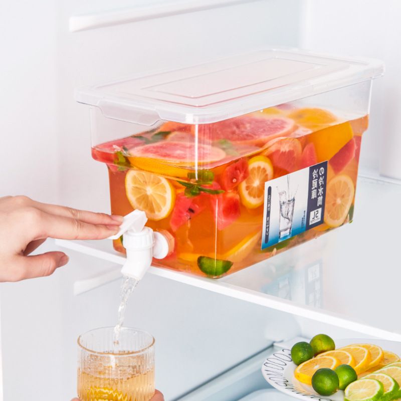 Beverage Dispenser With Faucet + Ice Tray