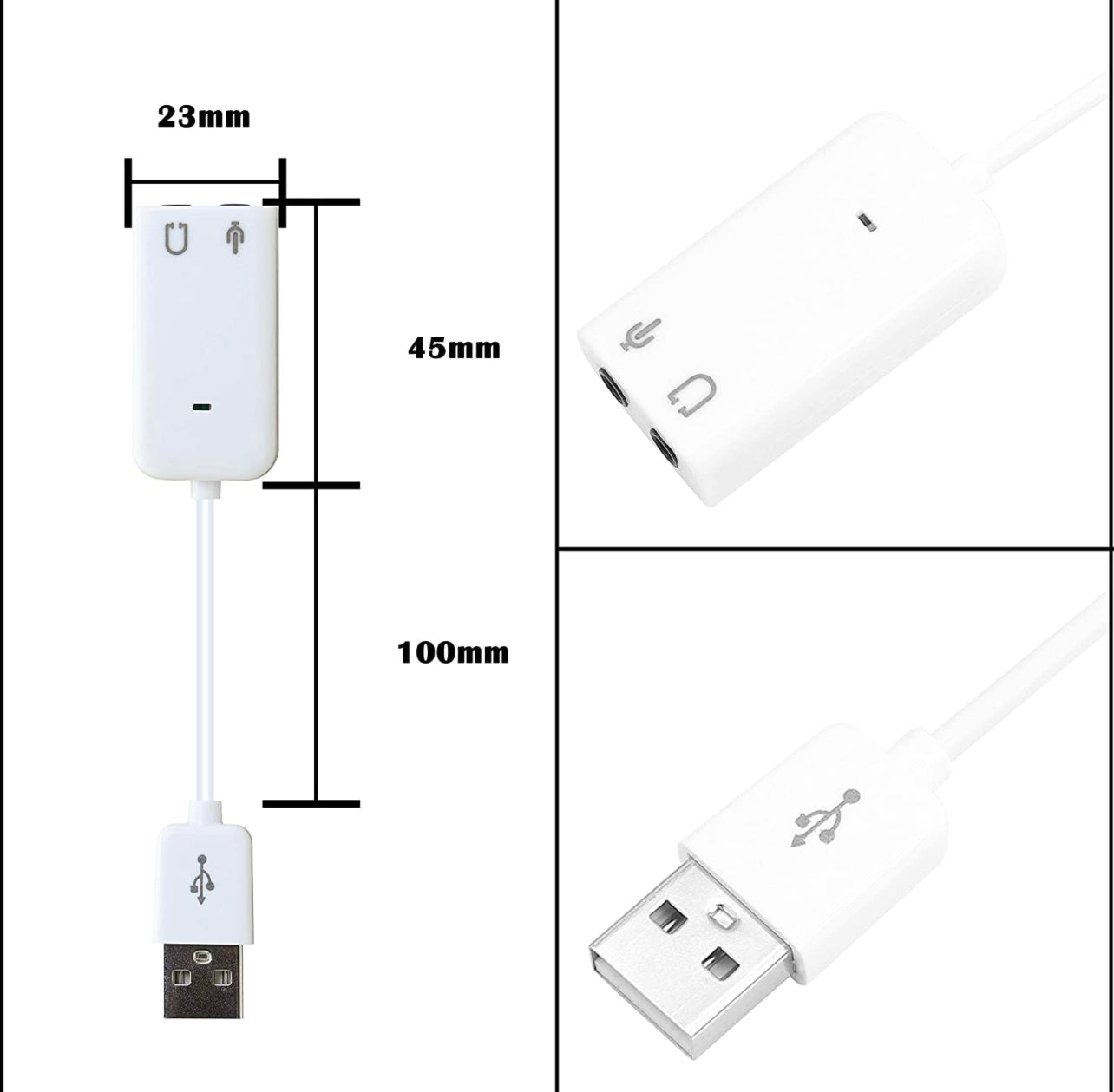 7.1 USB External Sound Card Audio Adapter