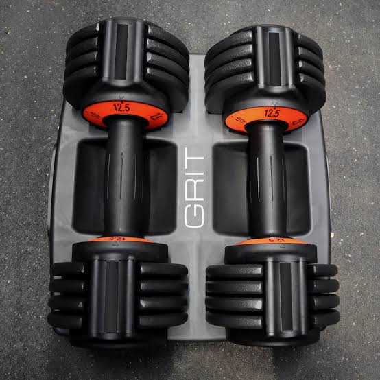 ADJUSTABLE DUMBBELLS 2 X 12.5 LBS