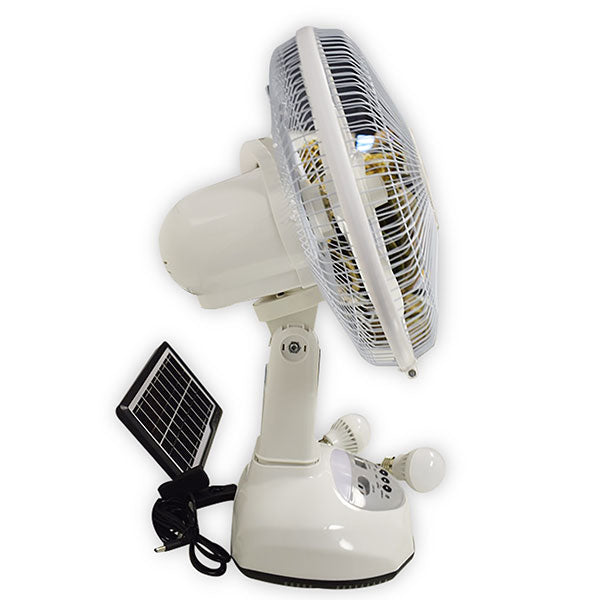 Solar Rechargeable 12inch Fan