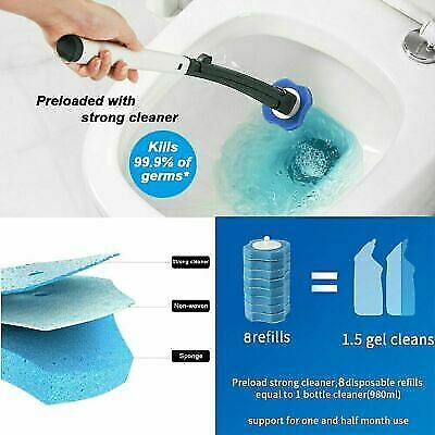 Cleaning Brush Toilet Brush Disposable Toiletwand Holder With Cleaning System