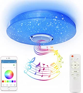 36W RGB LED Ceiling Light with Bluetooth Speaker