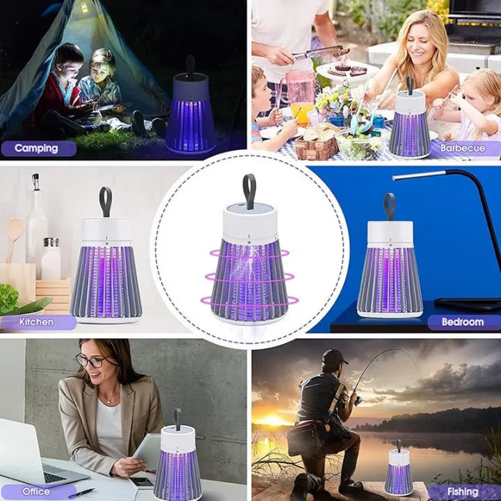 Mosquito and Fly Bug Killer Indoor Light with Hanging Loop Electric Insect Killing Trap Lamp Repellent