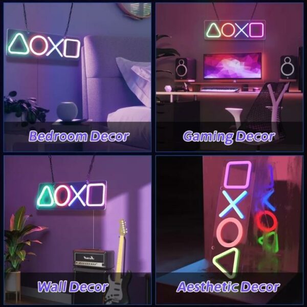 Controller Symbols Neon Atmosphere Light