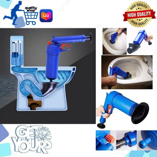 Sewer Cleaner High Pressure Air Drain Toilet Cleaner Sink Pipe Hair Remover Drill Plunger Tool Kitchen Cleaning Tools Set