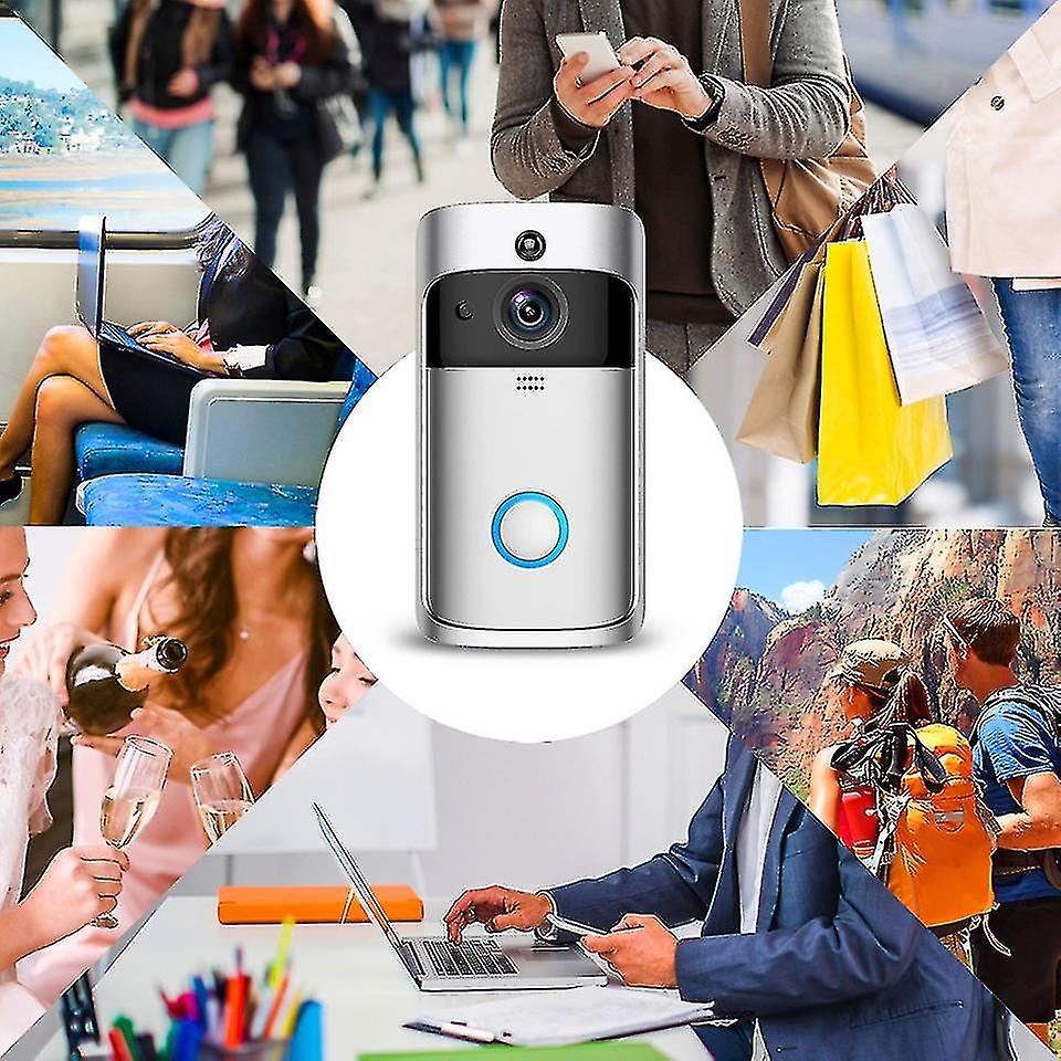 Smart Doorbell Camera Wifi Wireless Call Intercom Video-eye For Apartments Door Bell Ring For Phone Home Security Cameras