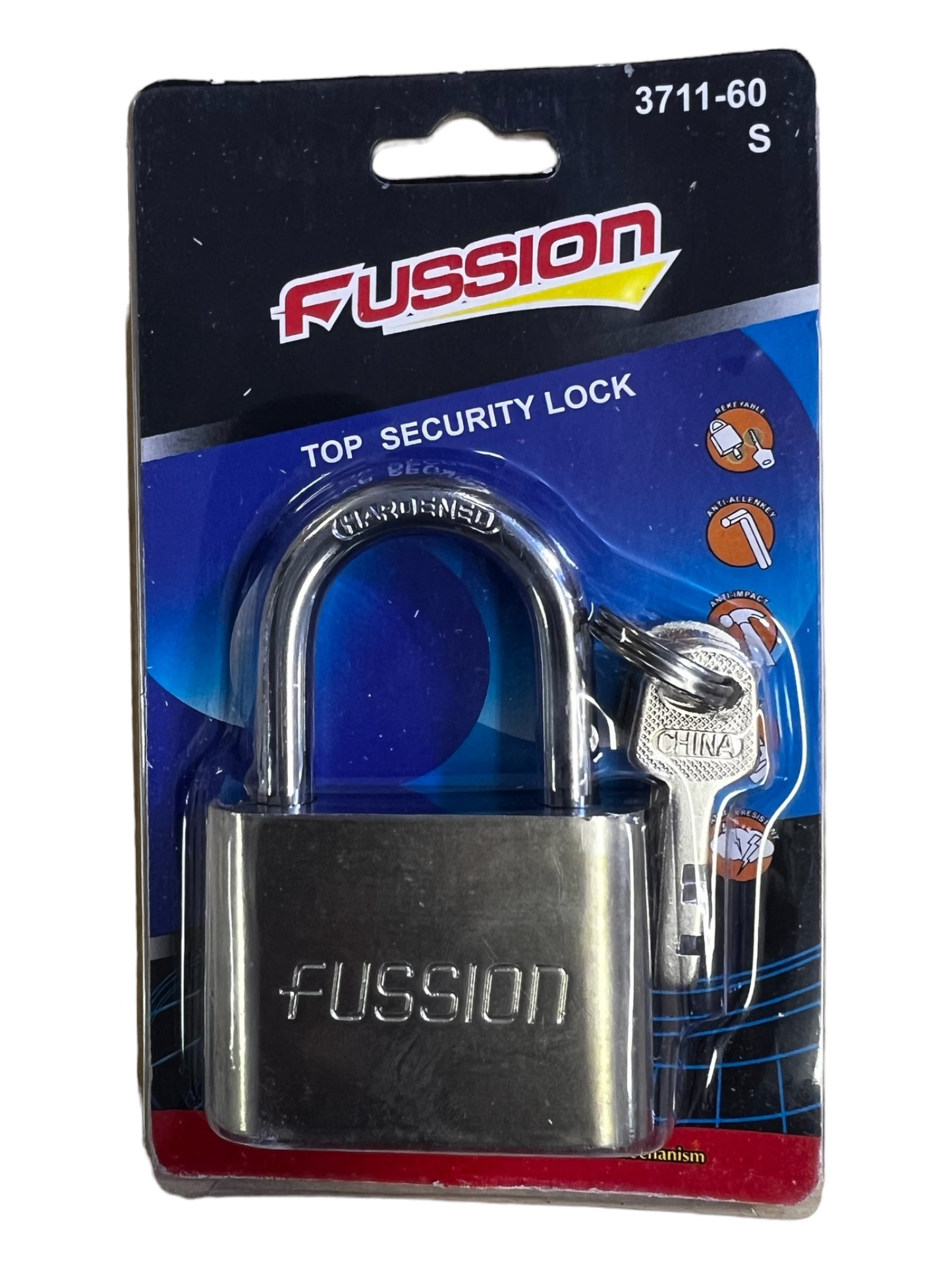 Heavy Duty Steel Padlock 60mm