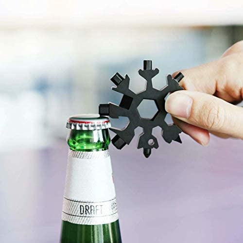 18 in 1 Snowflake Keychain Multi Tool