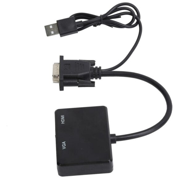 VGA To VGA And HDMI Splitter With USB Cable