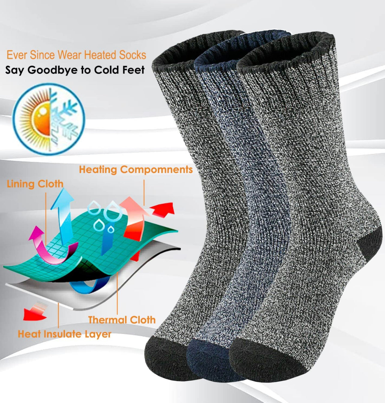 Winter clearance thermal socks