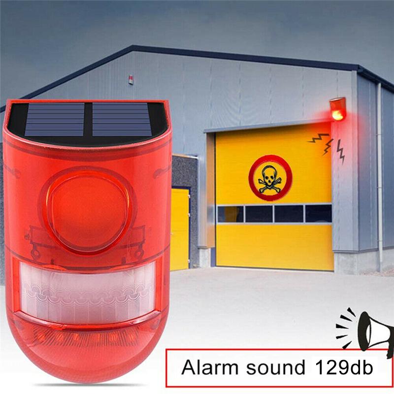 Wireless Motion Sensor Solar Alarm