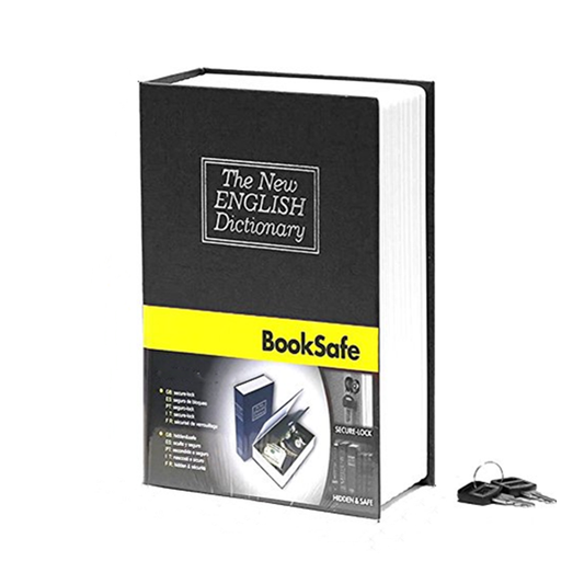 Home and Office Book Safe Small -Black