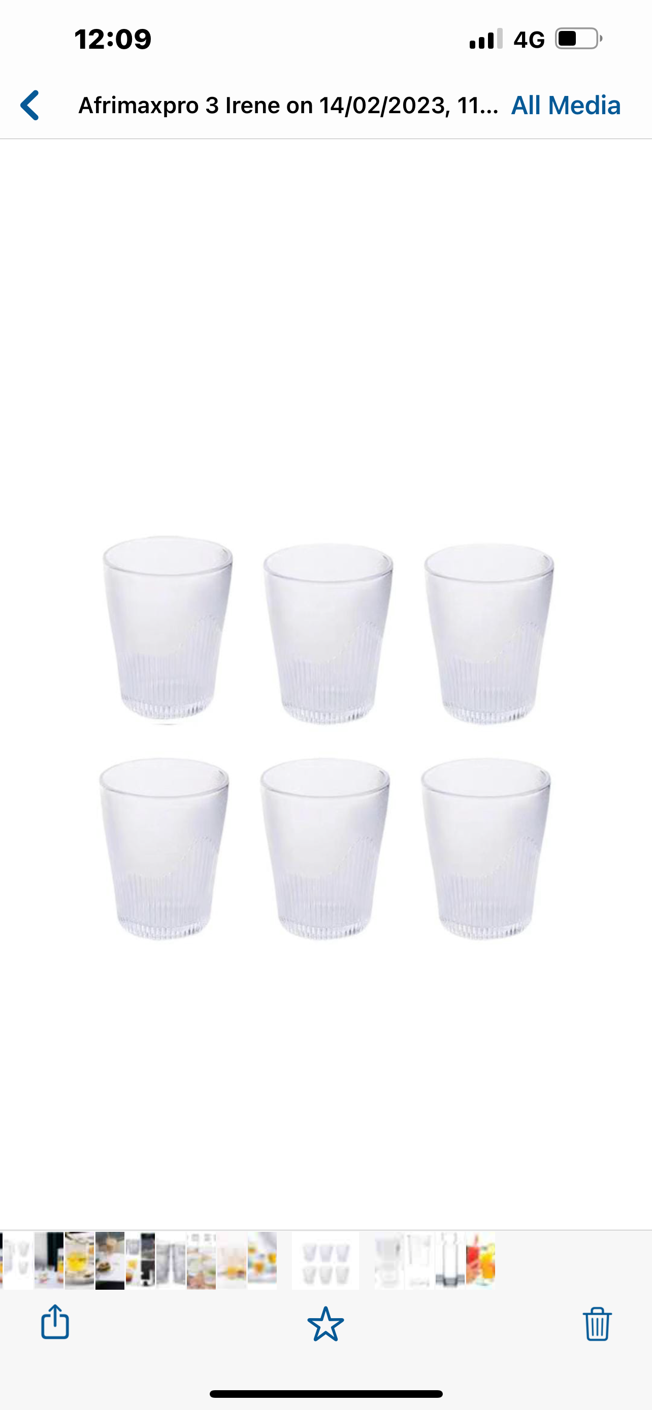 Tumbler set 6pc Lead Free