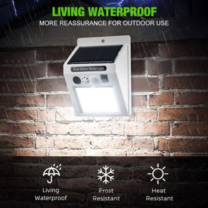 LED Solar Burglar Warning Alarm