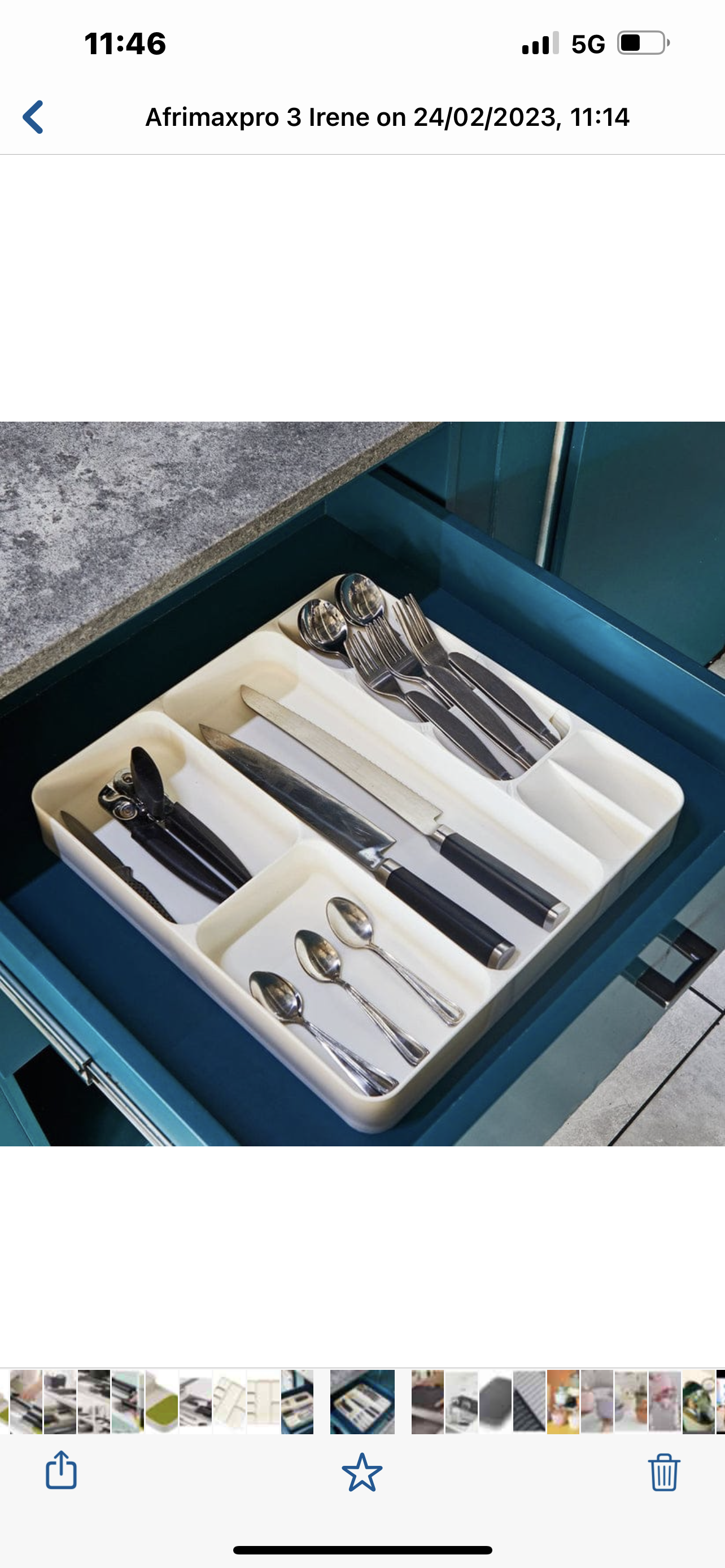 Kitchen Drawer Organiser Large