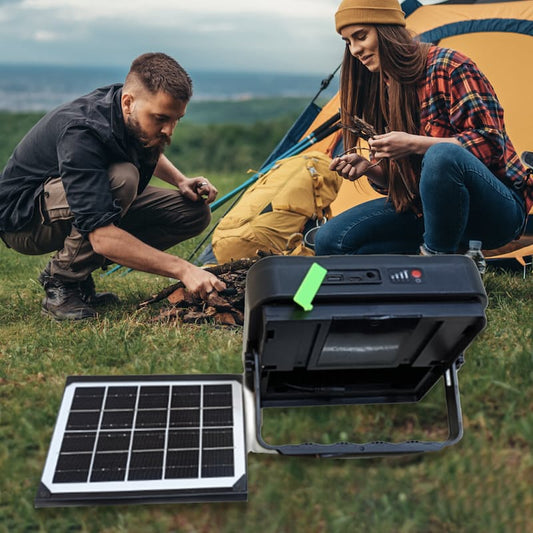 Solar Flood Light With Built Powerbank