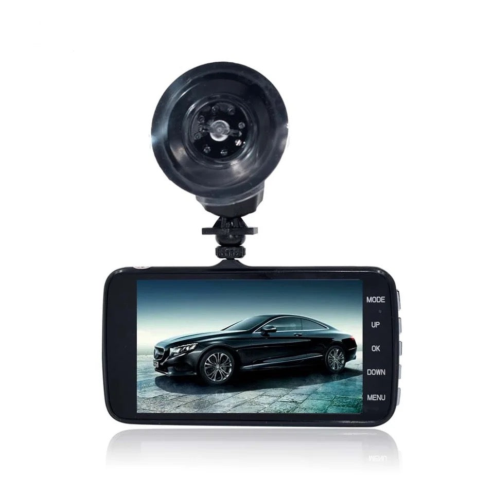 Vehicle Dash Board Camera 4′′ Screen with Reverse Camer