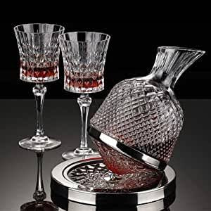 Luxury Rotating Crystal Wine Decanter