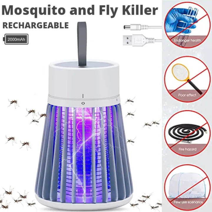 Mosquito and Fly Bug Killer Indoor Light with Hanging Loop Electric Insect Killing Trap Lamp Repellent