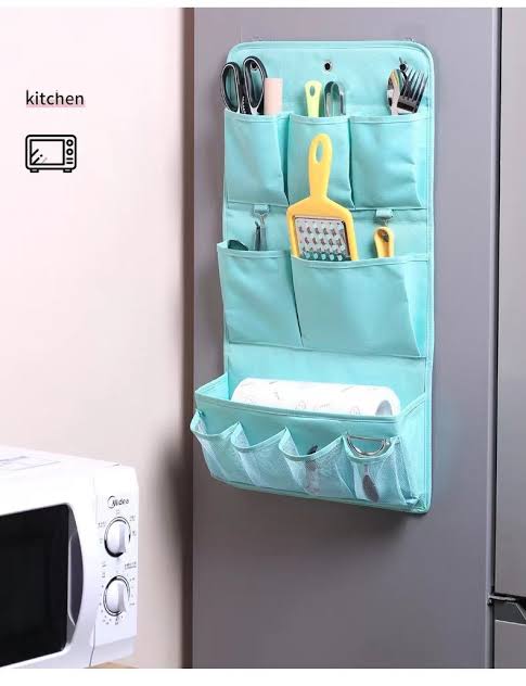 Wall Door Hanging Storage Organizer Multi-Pocket Sundries Storage Bag