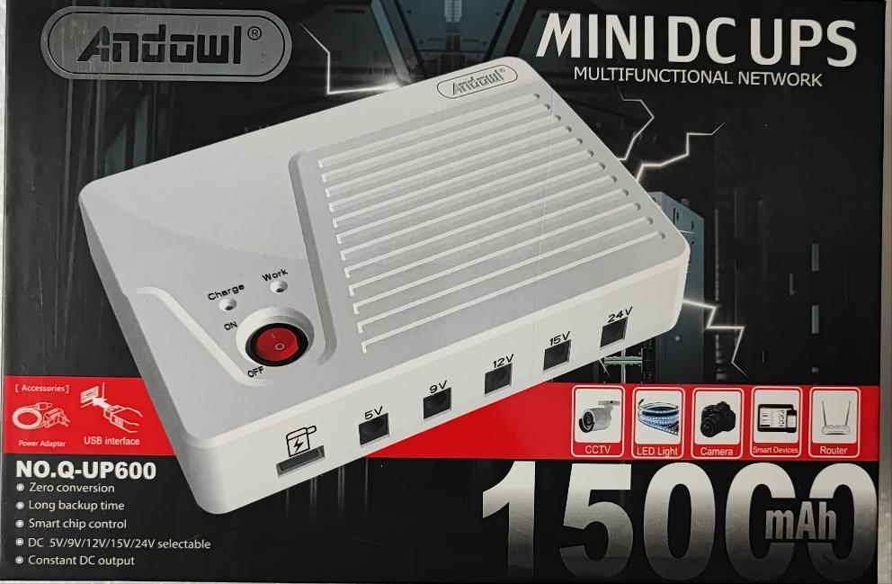 Load Shedding Essential- Mini DC UPS 15000mah