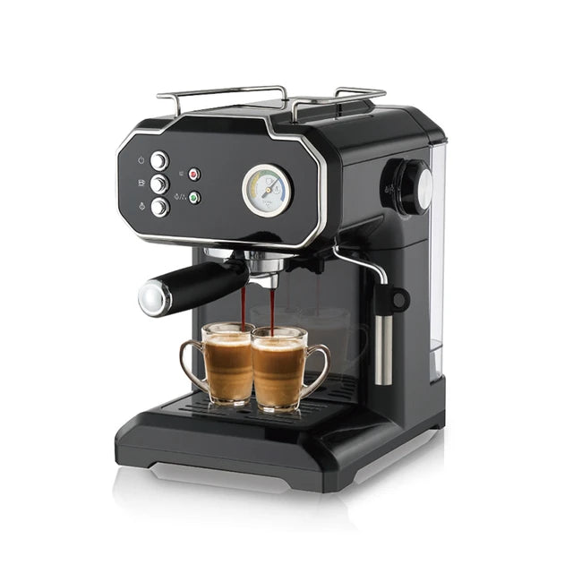 RAF Espresso Coffee Machine With Milk Frother Household Small Automatic Electric Coffee Maker Commercial Steam