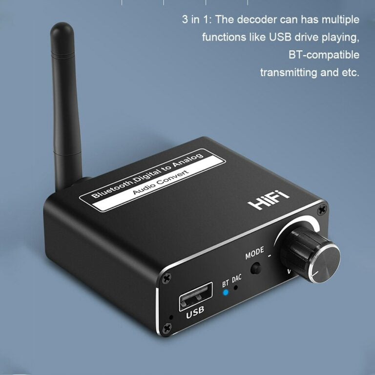 Bluetooth Digital Fiber Coaxial Audio Converter