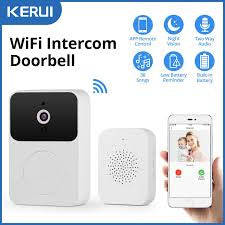 Video Doorbell Camera, HD Smart Wireless WiFi Doorbell Security Camera,Night Vision,Two Way Audio