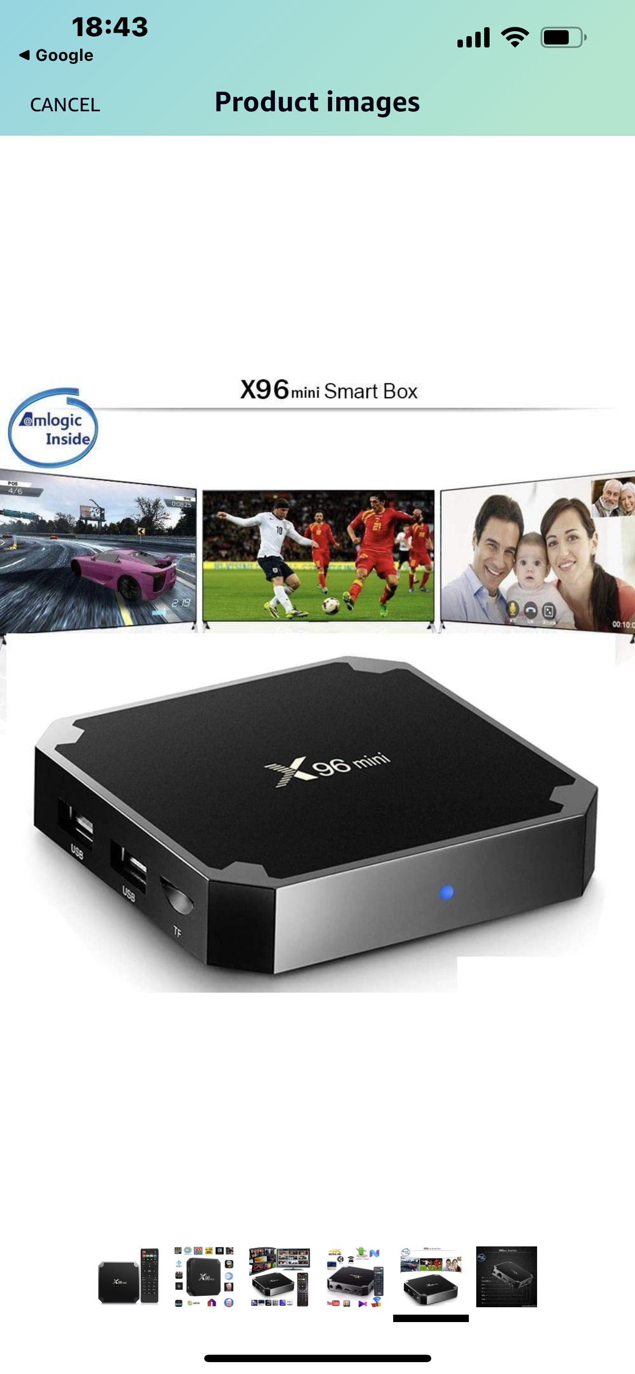 X96 Mini TV Box 4gb+32GB