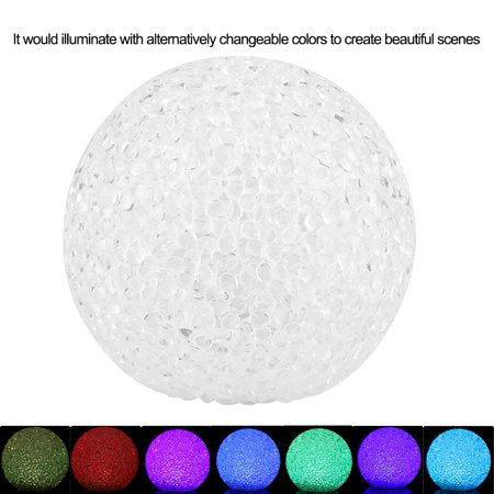 Party Ball Lights, RGB Multiple Colors Crystal Ball Night Light