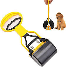 TRENY Long Handle Portable Dog Poop Scoop